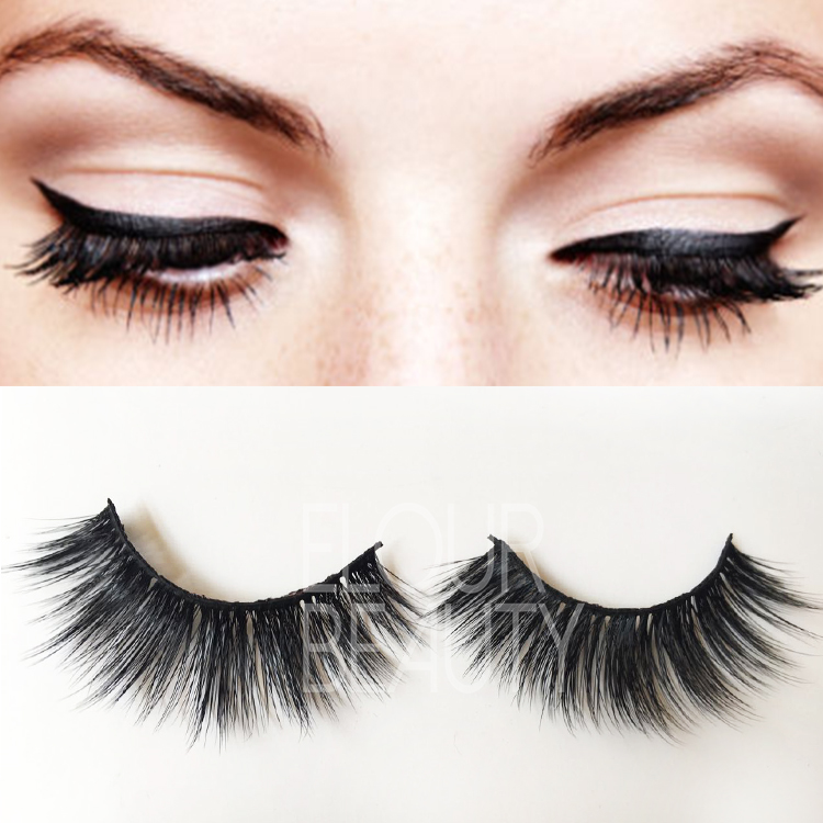 Volume 3D real mink eyelashes wholesale China EJ08